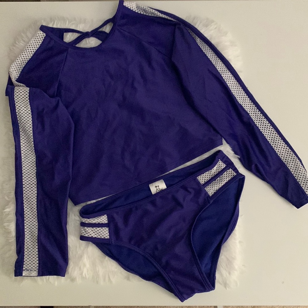 Art Class long sleeve Tankini swim suit